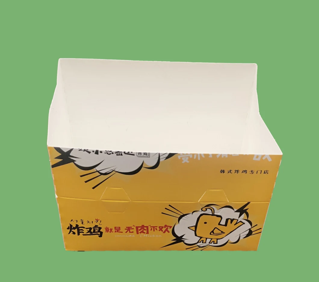 Disposable Custom Food Togo Kraft Paper Brown Chinese Restaurant Take out Boxes for Chicken Packaging