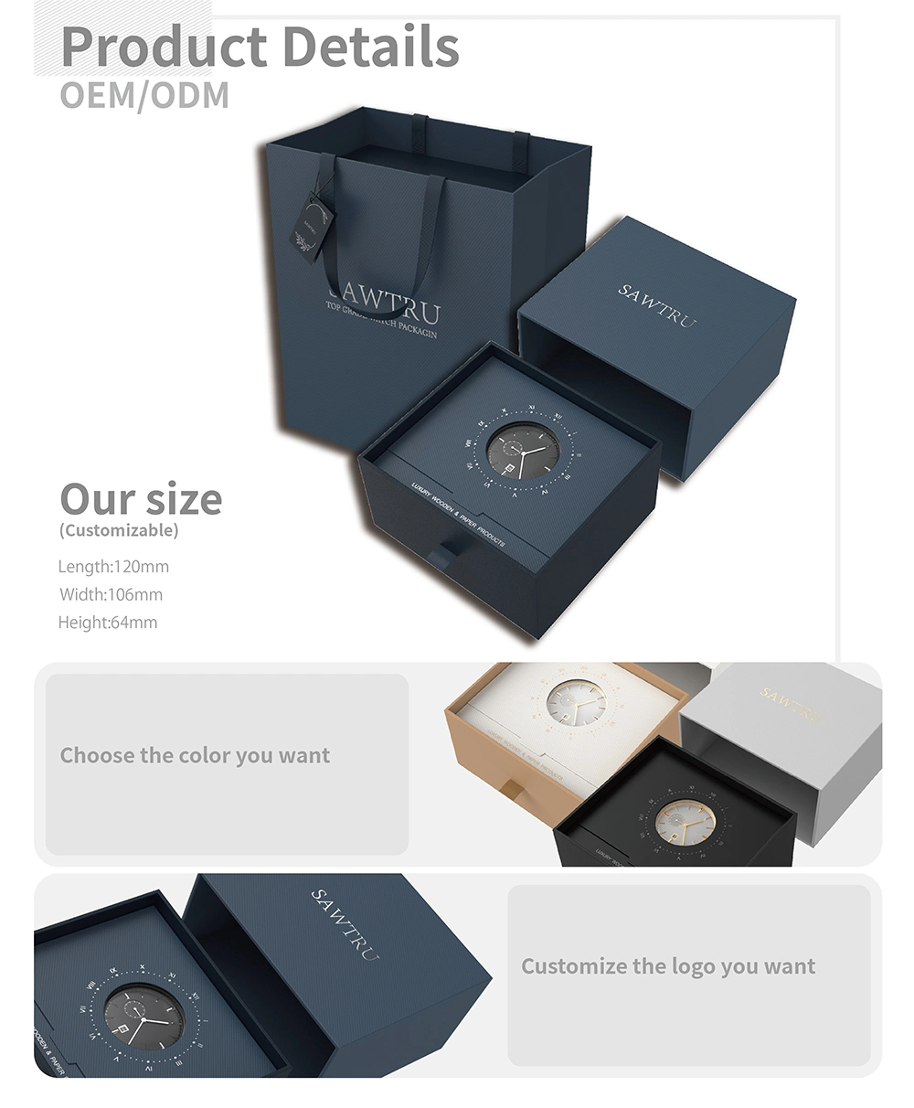 Sawtru Custom Watch Box Cardboard Paper Packaging Box